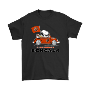 Snoopy And Woodstock Ride The Cincinnati Bengals Car Unisex T-Shirt Kid T-Shirt LTS1806