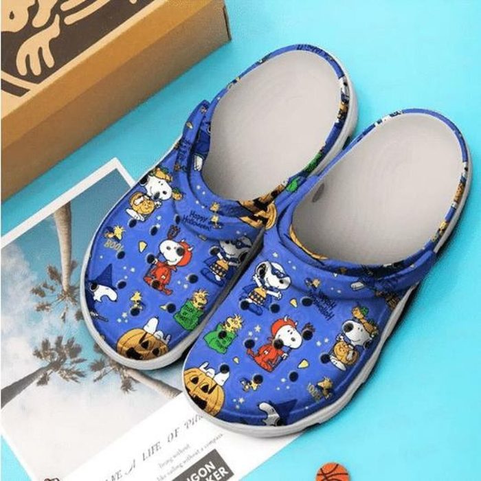 Snoopy Halloween Cartoon Crocs Crocband Clog Comfortable Water Shoes BCL0394