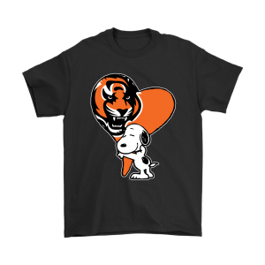 Snoopy Hugs The Cincinnati Bengals Heart Unisex T-Shirt Kid T-Shirt LTS1767