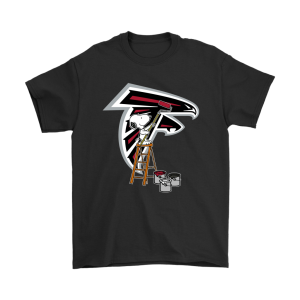 Snoopy Paints The Atlanta Falcons Logo Football Unisex T-Shirt Kid T-Shirt LTS732