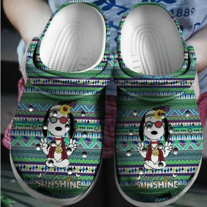 Snoopy Sunshine Mandala Crocs Crocband Clog Comfortable Water Shoes BCL1720