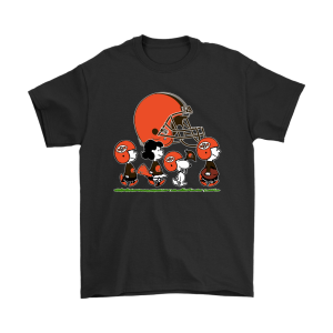 Snoopy The Peanuts Cheer For The Cleveland Browns Unisex T-Shirt Kid T-Shirt LTS2037