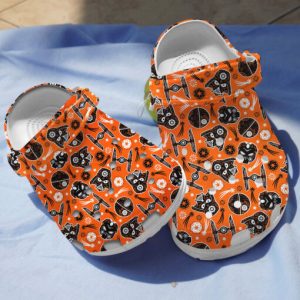 Star Wars Orange Darth Vader Crocs Crocband Clog Comfortable Water Shoes BCL0222
