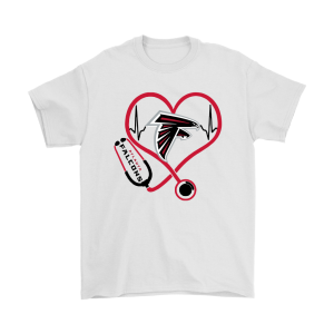Stethoscope Heartbeat Nurse Symbol Atlanta Falcons Unisex T-Shirt Kid T-Shirt LTS737