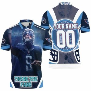Stevie Mcnair 9 Tennessee Titans AFC South Champions Super Bowl 2021 Personalized Polo Shirt PLS3419