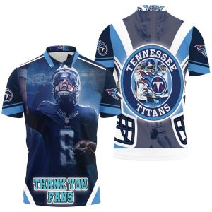 Stevie Mcnair #9 Tennessee Titans AFC South Division Champions Super Bowl 2021 Polo Shirt PLS2663
