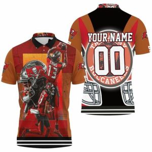 Tampa Bay Buccaneers 13 Mike Evans 2021 NFL Champions Personalized Polo Shirt PLS3409