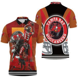 Tampa Bay Buccaneers 13 Mike Evans 2021 NFL Champions Polo Shirt PLS2658