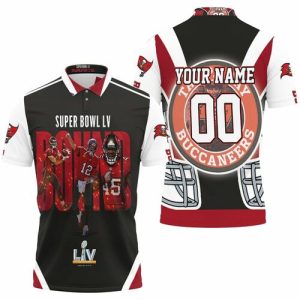 Tampa Bay Buccaneers 2021 Super Bowl Bound Personalized Polo Shirt PLS3404