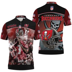 Tampa Bay Buccaneers Flag NFC South Division Champions Super Bowl Polo Shirt PLS2651