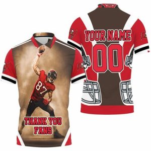 Tampa Bay Buccaneers Rob Gronkowski 87 Poster For Fans Personalized Polo Shirt PLS3377