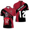 Tampa Bay Buccaneers Tom Brady 12 NFC South Division Champions Super Bowl Polo Shirt PLS2591