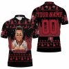 Tampa Bay Buccaneers Tom Brady Legend 12 Snow Pattern 3D Printed Personalized Polo Shirt PLS3357