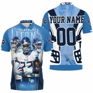 Team Tennessee Titans AFC South Champions Super Bowl 2021 Personalized Polo Shirt PLS3351