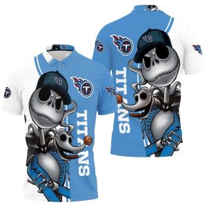 Tennessee Titans Jack Skellington And Zero Polo Shirt PLS2574