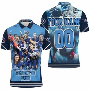 Tennessee Titans Super Bowl AFC South Division Thank You Fan Personalized Polo Shirt PLS3342