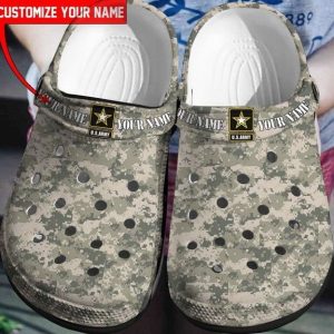 The Best US Army Custom Name Crocs Crocband Clog Comfortable Water Shoes BCL1797