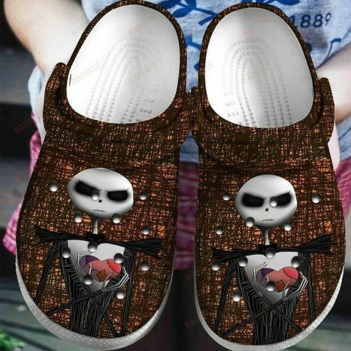 The Nightmare Before Christmas Heart Crocs Crocband Clog Comfortable Water Shoes BCL1774