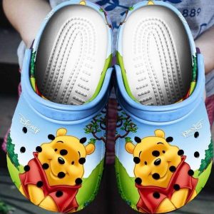 The Pooh Cartoon Crocs Crocband Clog Comfortable Water Shoes BCL1807