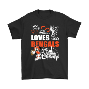This Girl Loves Her Cincinnati Bengals And Mickey Disney Unisex T-Shirt Kid T-Shirt LTS1729