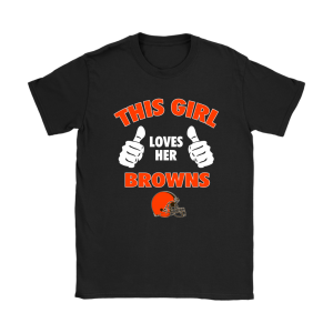 This Girl Loves Her Cleveland Browns Unisex T-Shirt Kid T-Shirt LTS1994