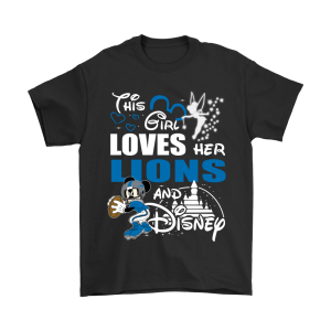 This Girl Loves Her Detroit Lions And Mickey Disney Unisex T-Shirt Kid T-Shirt LTS3716