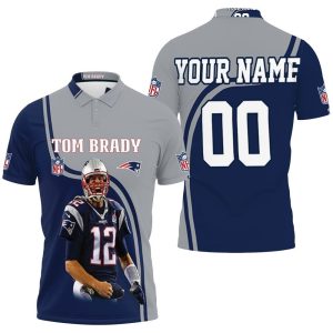 Tom Brady 12 New England Patriots Highlight Career Signatures For Fans Personalized Polo Shirt PLS3335
