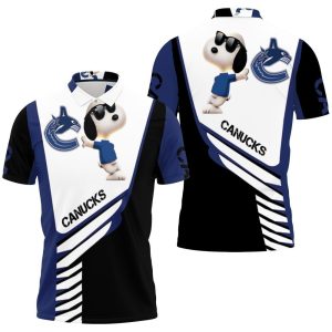 Vancouver Canucks Snoopy For Fans Polo Shirt PLS2765