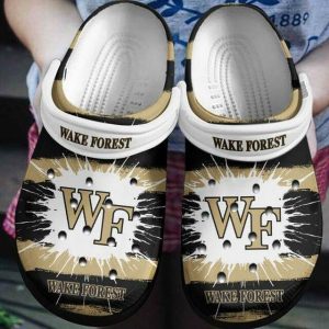 Wake Forest Demon Deacons Crocs Crocband Clog Comfortable Water Shoes BCL0656