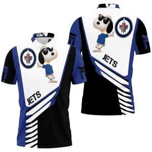 Winnipeg Jets Snoopy Polo Shirt PLS2761