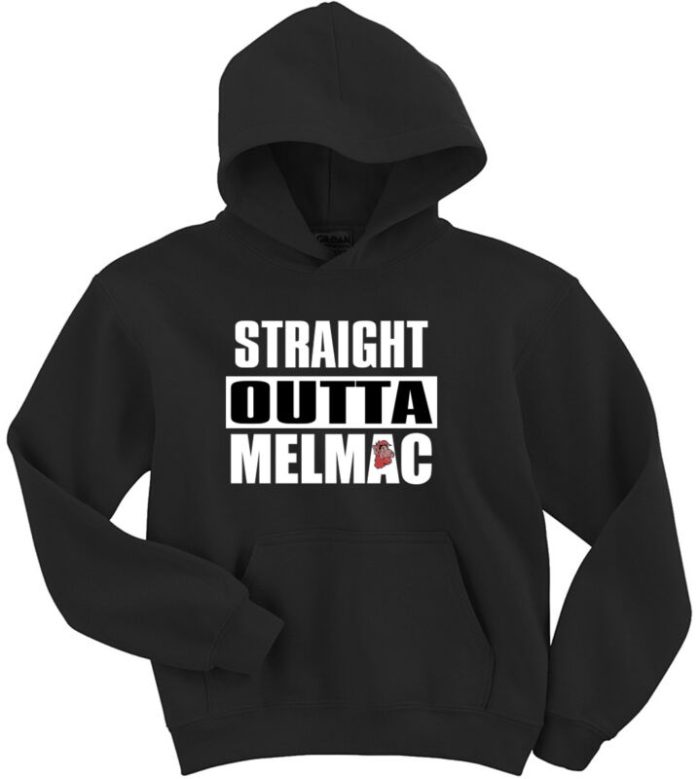 Alf "Straight Outta Melmac" Dvd Hooded Sweatshirt Hoodie