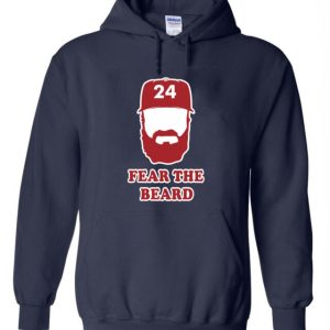Andrew Miller Cleveland Indians "Fear The Beard" Hooded Sweatshirt Unisex Hoodie