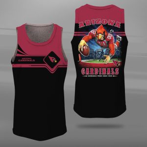 Arizona Cardinals Unisex Tank Top Basketball Jersey Style Gym Muscle Tee JTT295