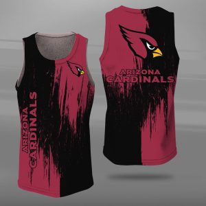 Arizona Cardinals Unisex Tank Top Basketball Jersey Style Gym Muscle Tee JTT302