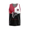 Atlanta Falcons Unisex Tank Top Basketball Jersey Style Gym Muscle Tee JTT879