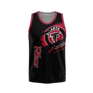 Atlanta Falcons Unisex Tank Top Basketball Jersey Style Gym Muscle Tee JTT881