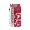 Atlanta Falcons Unisex Tank Top Basketball Jersey Style Gym Muscle Tee JTT883
