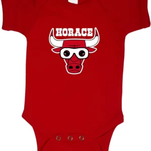 Baby Onesie Horace Grant Chicago Bulls Goggles Logo Creeper Romper