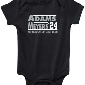 Baby Onesie Jakobi Meyers Davante Adams Las Vegas Raiders 2024 Creeper Romper
