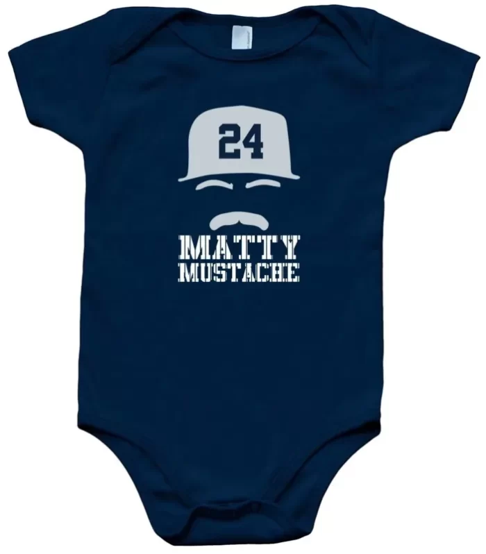 Baby Onesie Matt Carpenter New York Yankees Matty Mustache Creeper Romper