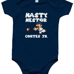 Baby Onesie Nasty Nestor Cortes Jr New York Yankees Creeper Romper