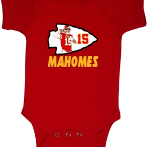 Baby Onesie Patrick Mahomes Kansas City Chiefs Kc Creeper Romper