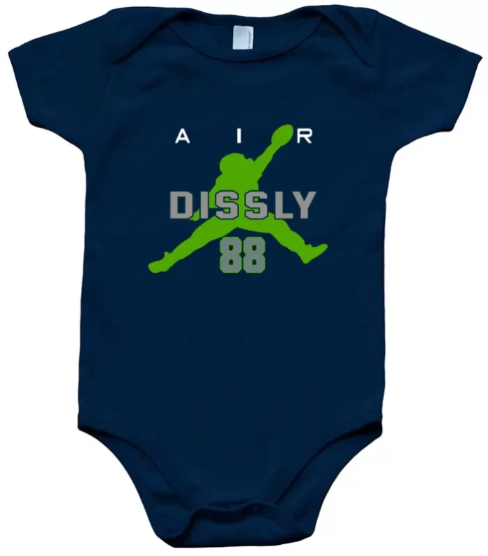 Baby Onesie Will Dissly Seattle Seahawks "Air" Creeper Romper