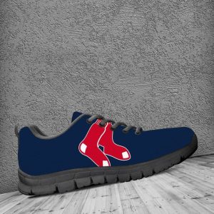 Boston Red Sox MLB Canvas Shoes Running Shoes Black Shoes Fly Sneakers