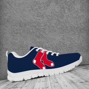 Boston Red Sox MLB Canvas Shoes Running Shoes White Shoes Fly Sneakers