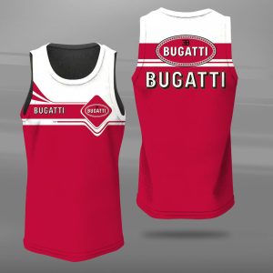 Bugatti Unisex Tank Top Basketball Jersey Style Gym Muscle Tee JTT030