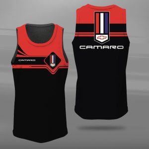 Chevrolet Camaro Unisex Tank Top Basketball Jersey Style Gym Muscle Tee JTT022