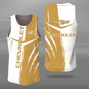 Chevrolet Unisex Tank Top Basketball Jersey Style Gym Muscle Tee JTT001