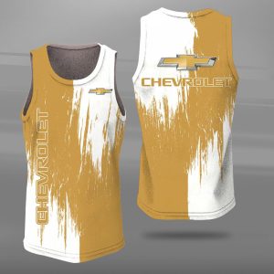 Chevrolet Unisex Tank Top Basketball Jersey Style Gym Muscle Tee JTT020