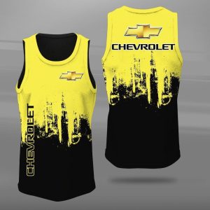 Chevrolet Unisex Tank Top Basketball Jersey Style Gym Muscle Tee JTT630